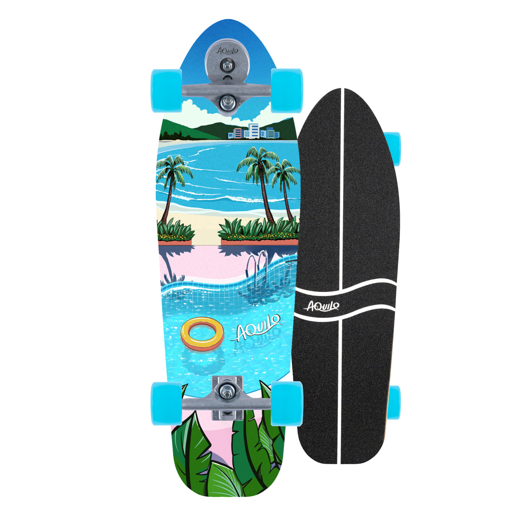 teendreamsGREYADAPTERturqouiseWHEEL